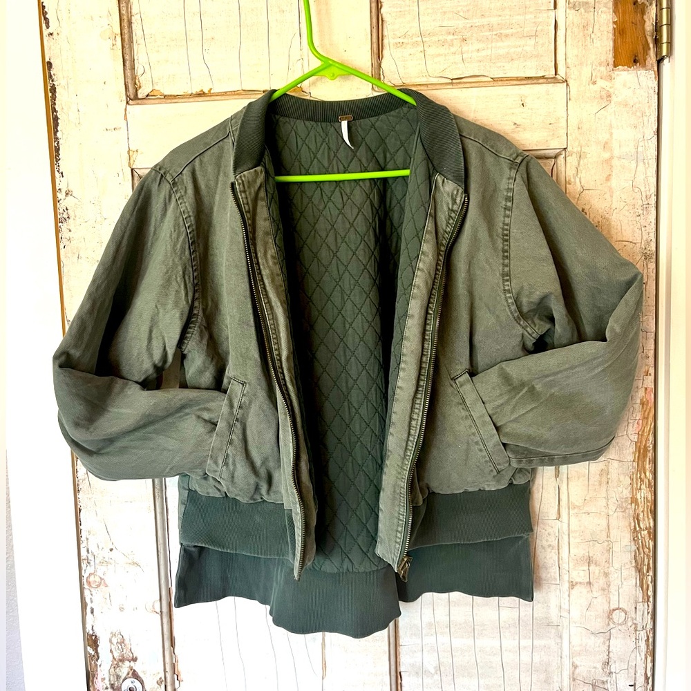 Young fabulous and broke bomber jacket.  Gently worn, no stains or rips.